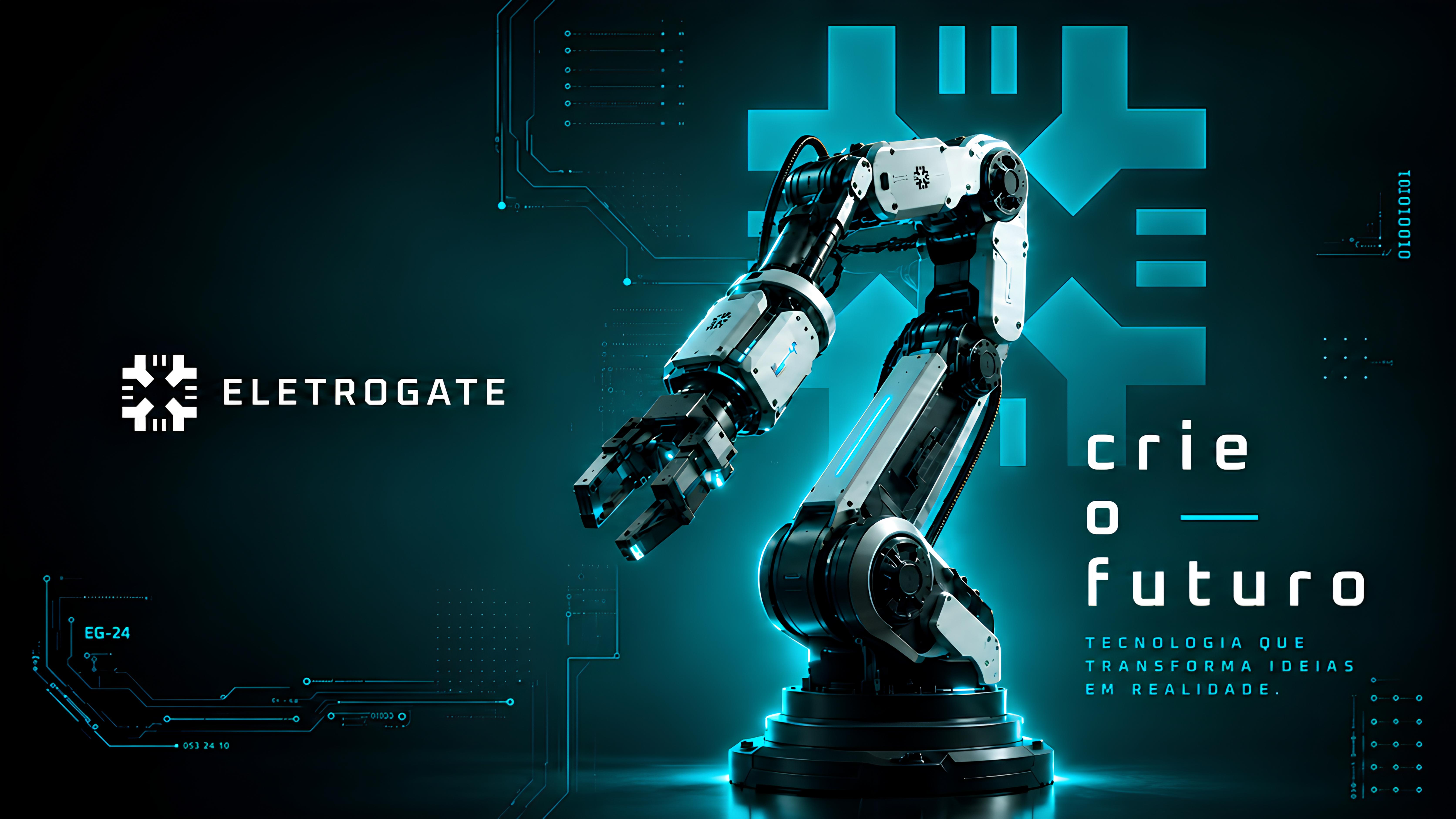 Wallpaper Eletrogate Cyan para Desktop