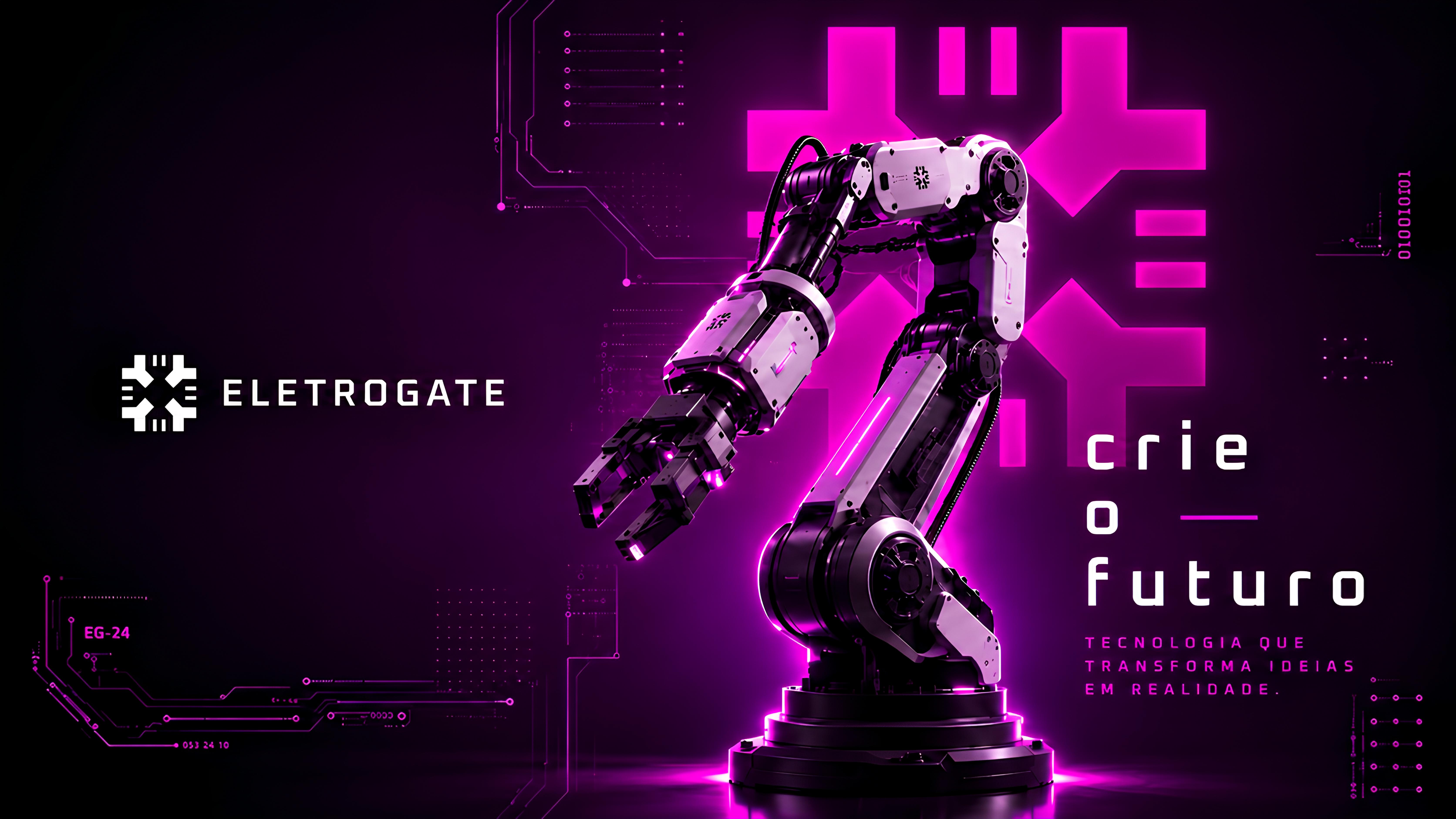 Wallpaper Eletrogate Magenta para Desktop