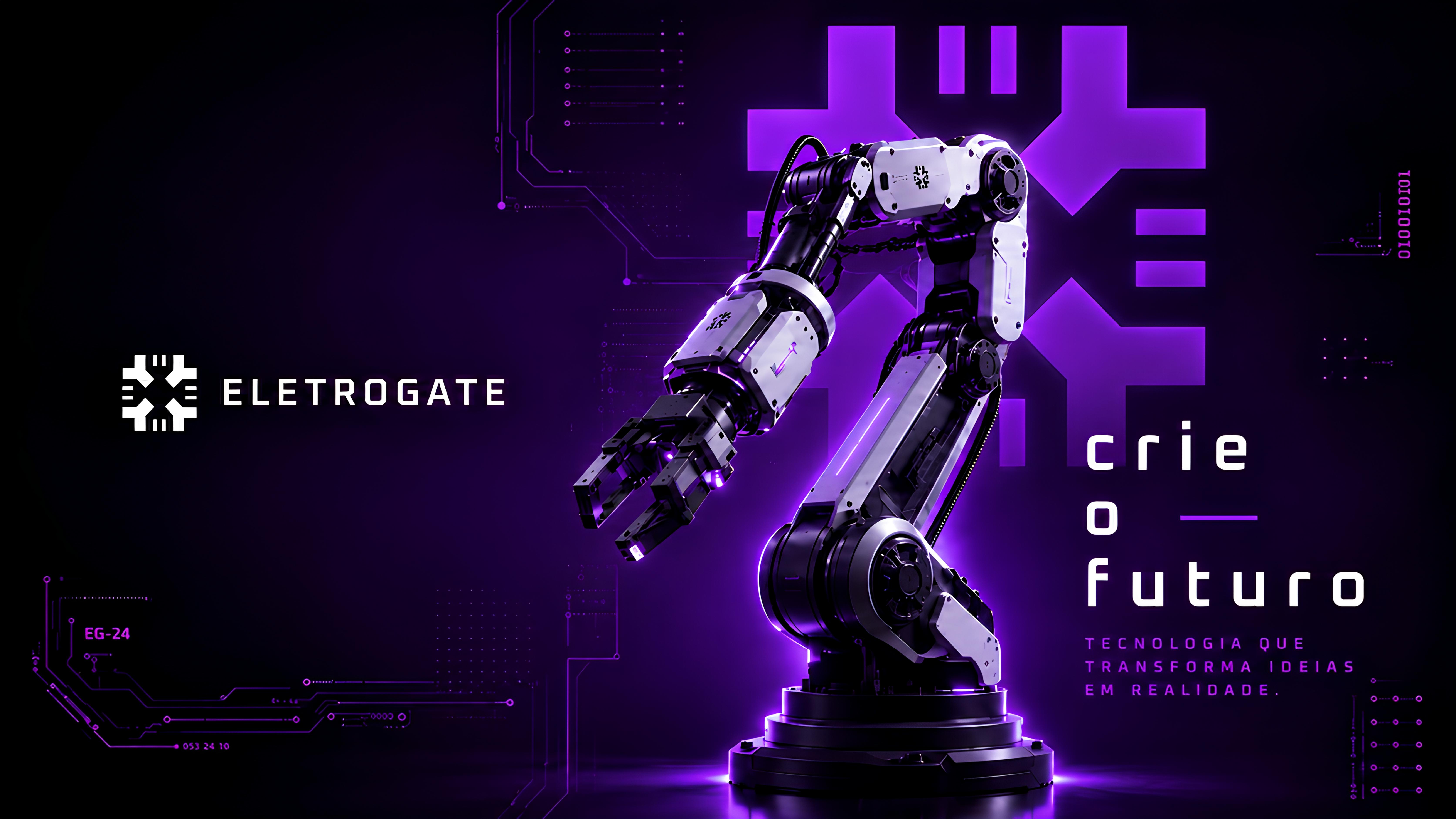 Wallpaper Eletrogate Purple para Desktop
