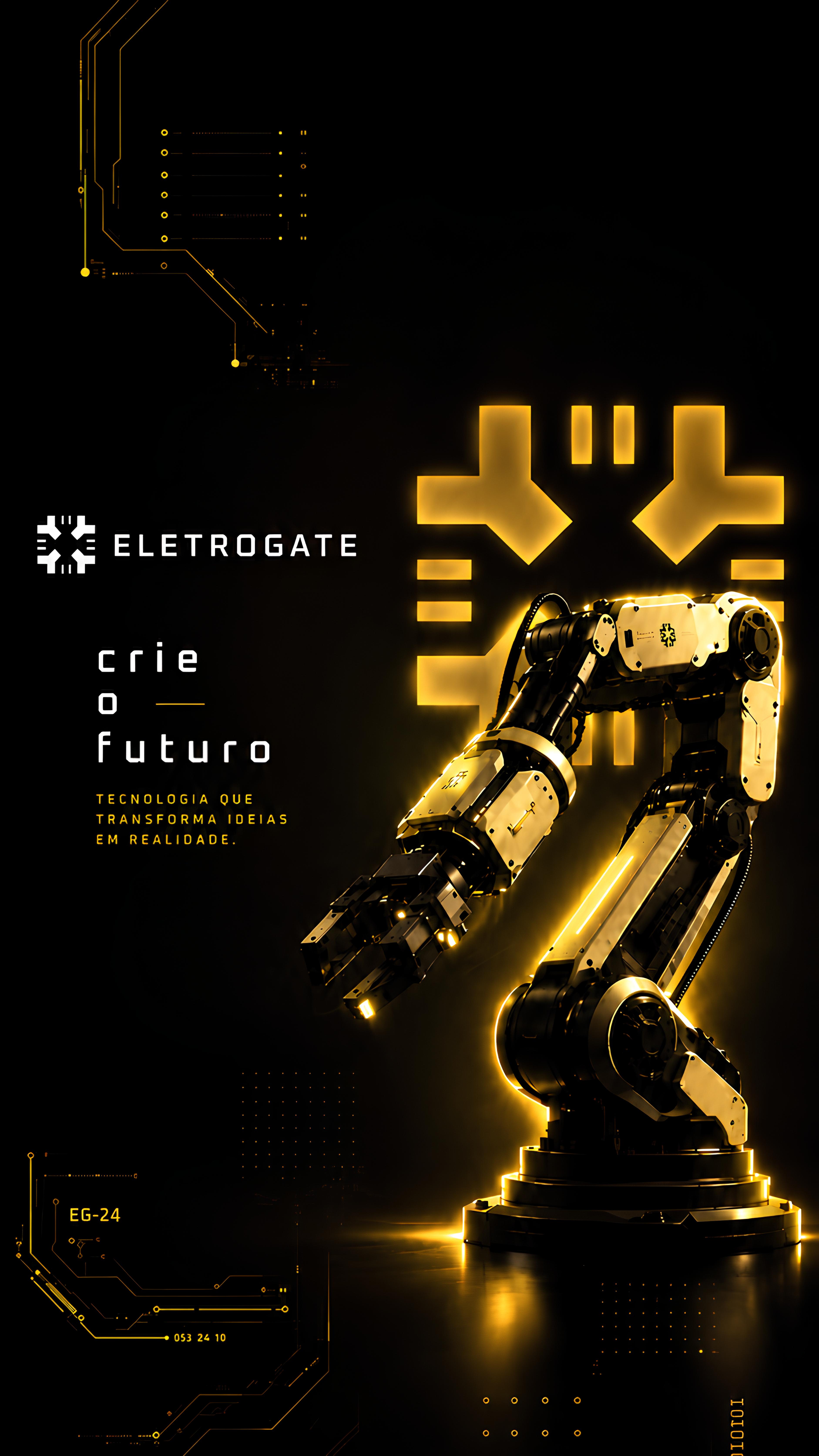 Wallpaper Eletrogate Gold para Mobile