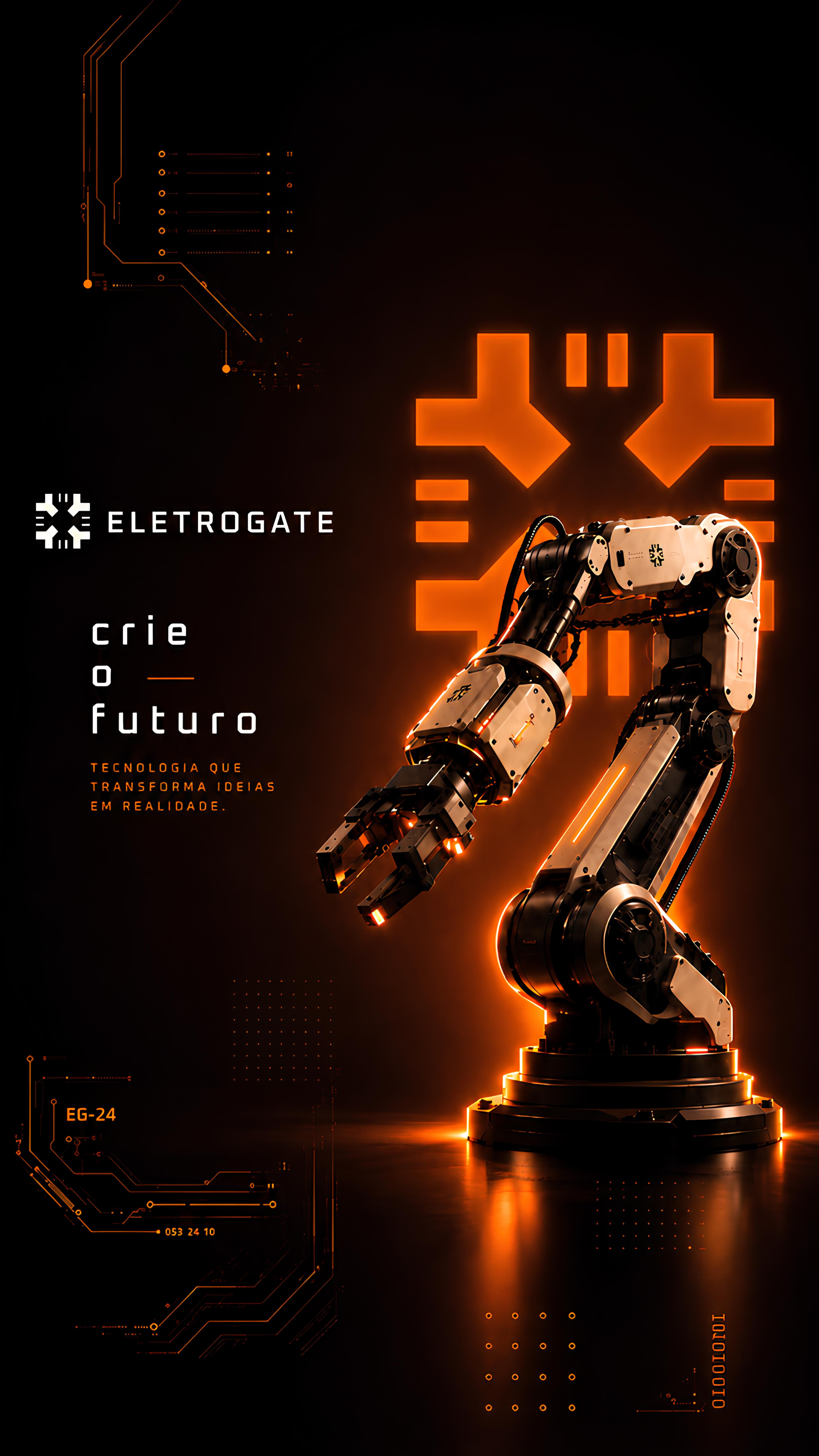 Wallpaper Eletrogate Orange para Mobile