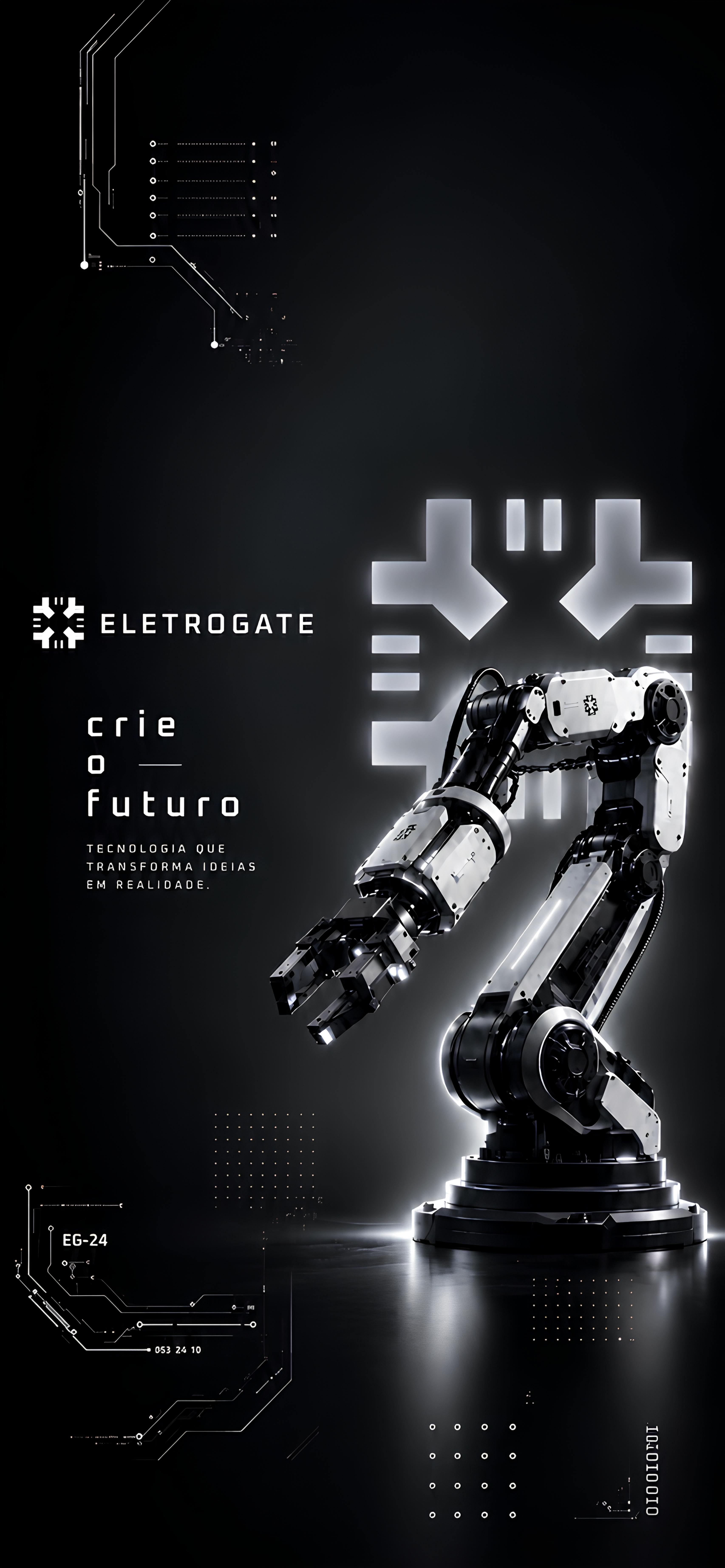 Wallpaper Eletrogate Silver para Mobile